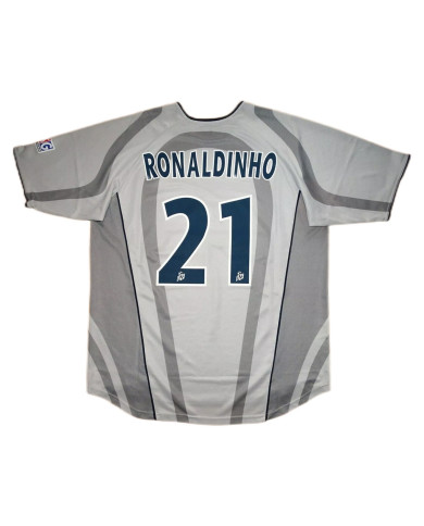 RONALDINHO 21 Retro PSG Away Jersey 2001/02 RONALDINHO 21 Retro PSG Away Jersey 2001/02