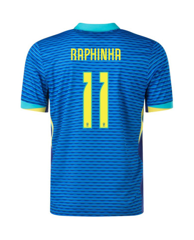 RAPHINHA 11 Brazil Away Jersey Copa America 2024 RAPHINHA 11 Brazil Away Jersey Copa America 2024