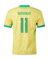 RAPHINHA 11 Brazil Home Jersey Copa America 2024