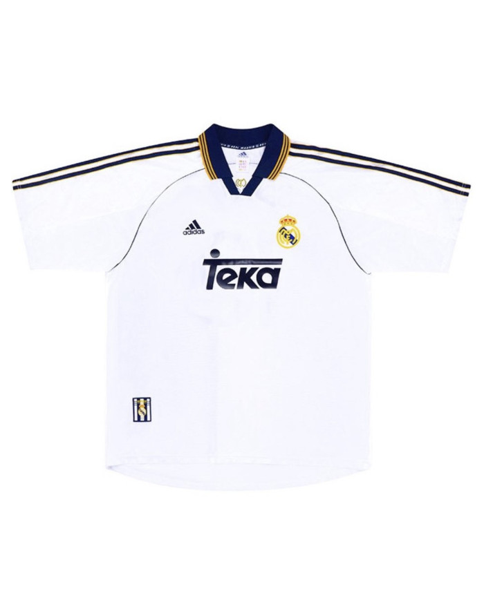 R.Carlos 3 Retro Real Madrid Home Jersey 1998/00