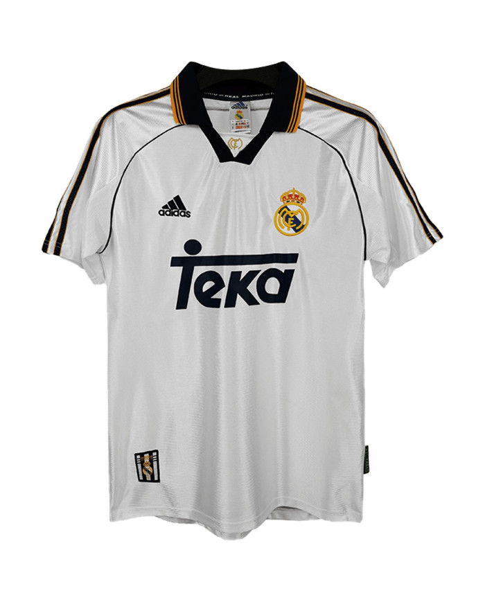 R.Carlos 3 Retro Real Madrid Home Jersey 1998/00