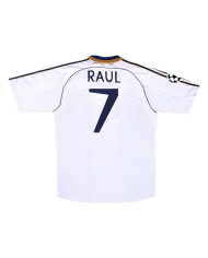RAUL 7 Retro Real Madrid Home Jersey 1998/00