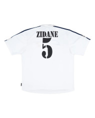 Zidane 5 Real Madrid Retro Jersey Centenary Home 2002/03