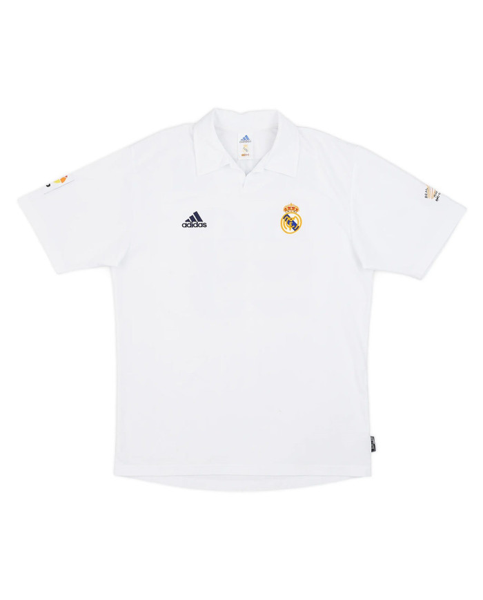 R.CARLOS 3 Real Madrid Retro Jersey Centenary Home 2002/03