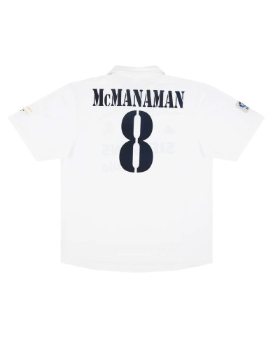 McMANAMAN 8 Real Madrid Retro Jersey Centenary Home 2002/03 McMANAMAN 8 Real Madrid Retro Jersey Centenary Home 2002/03