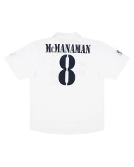 McMANAMAN 8 Real Madrid Retro Jersey Centenary Home 2002/03