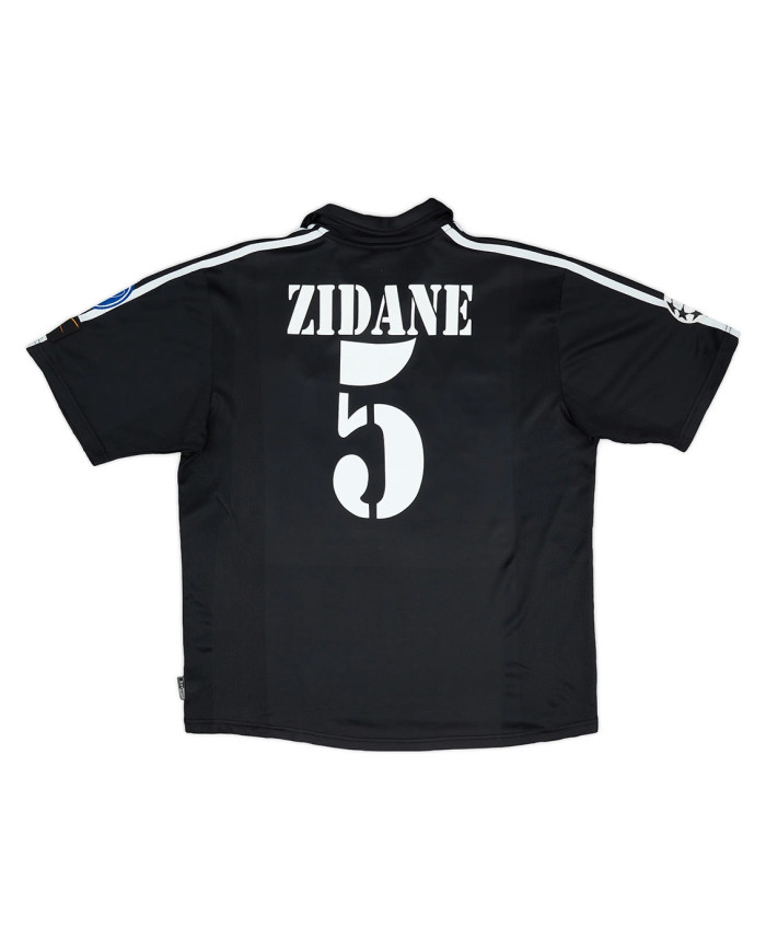 Zidane 5 Real Madrid Retro Jersey Centenary Away 2002/03