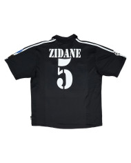Zidane 5 Real Madrid Retro Jersey Centenary Away 2002/03