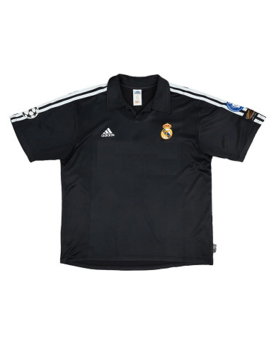 Zidane 5 Real Madrid Retro Jersey Centenary Away 2002/03