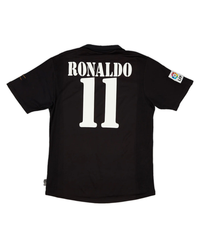 Ronaldo 11 Real Madrid Retro Jersey Centenary Away 2002/03
