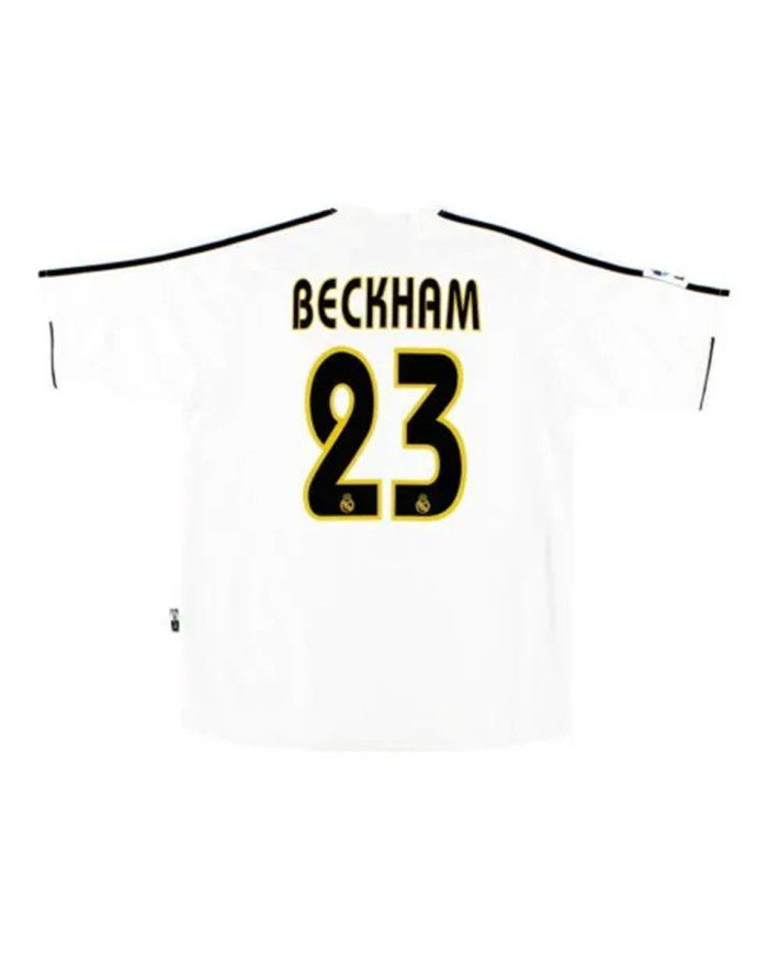 Retro Real Madrid BECKHAM 23 Home Jersey 2003/04
