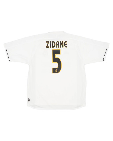 Zidane 5 Retro Real Madrid Home Jersey 2003/04