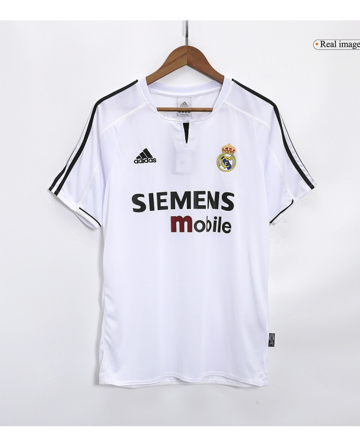 Zidane 5 Retro Real Madrid Home Jersey 2003/04