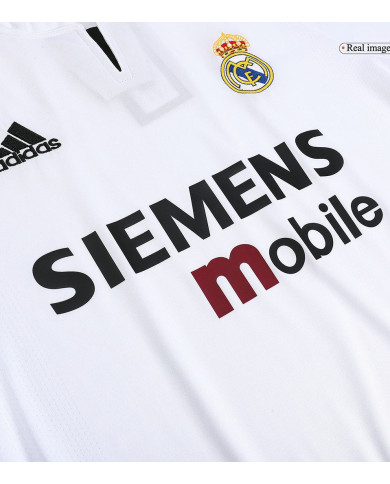 Ronaldo 9 Retro Real Madrid Home Jersey 2003/04