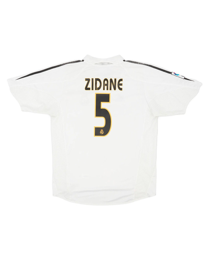 Zidane 5 Real Madrid Retro Jersey Home 2004/05