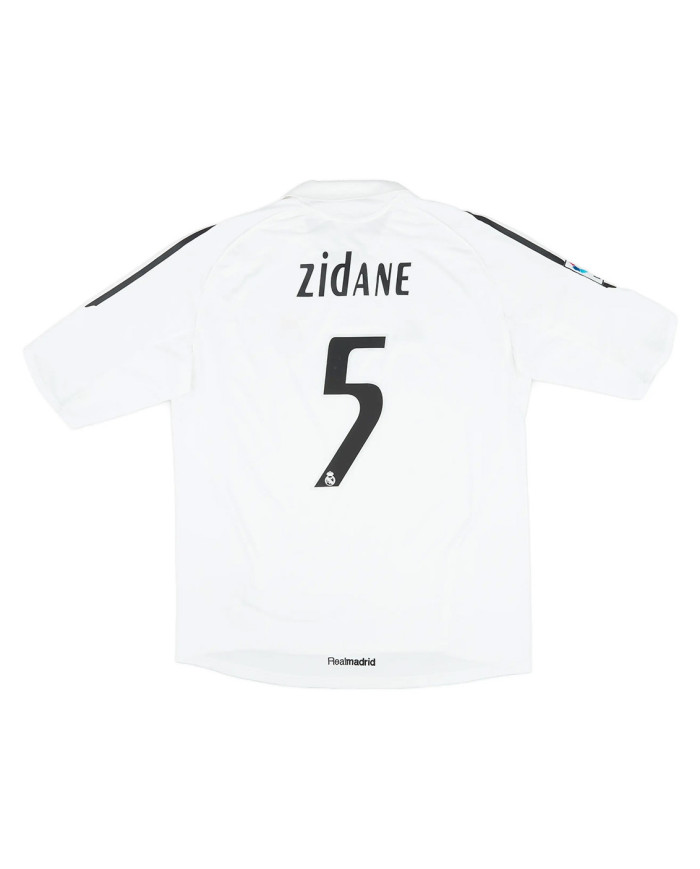 Zidane 5 Retro Real Madrid Home Jersey 2005/06