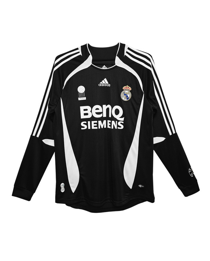 Retro Real Madrid Away Long Sleeve Jersey 2006/07