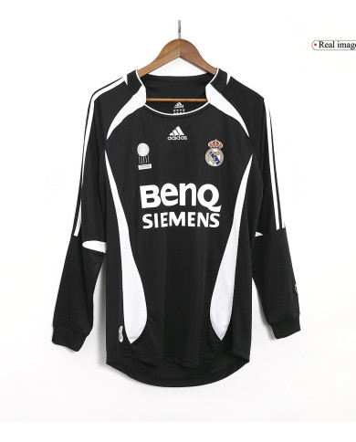 Retro Real Madrid Away Long Sleeve Jersey 2006/07