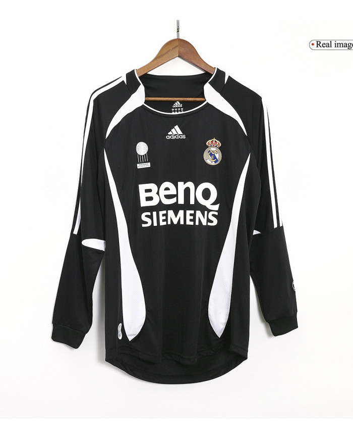 Retro Real Madrid Away Long Sleeve Jersey 2006/07