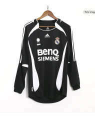 Retro Real Madrid Away Long Sleeve Jersey 2006/07