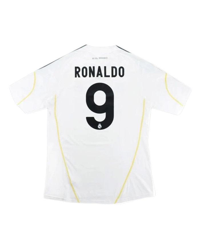 Ronaldo 9 Retro Real Madrid Home Jersey 2009/10