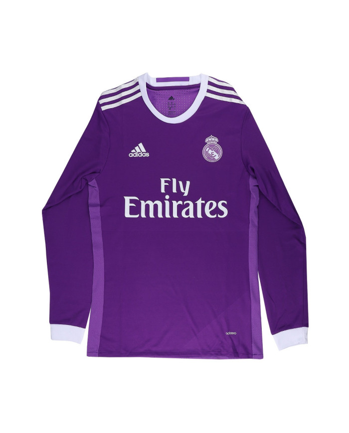 Ronaldo 7 Retro Real Madrid Long Sleeve Away Jersey 2016/17