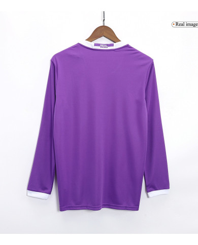 Retro Real Madrid Long Sleeve Away Jersey 2016/17