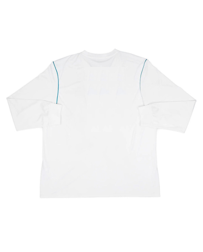 Retro Real Madrid Home Long Sleeve Jersey 2017/18