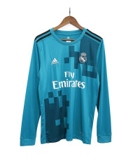 Retro Real Madrid Third Long Sleeve Jersey 2017/18