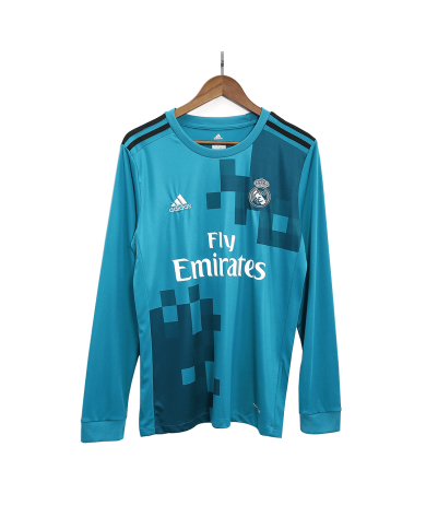 Retro Real Madrid Third Long Sleeve Jersey 2017/18