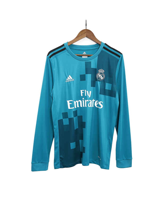 Retro Real Madrid Third Long Sleeve Jersey 2017/18