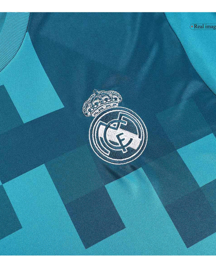 Retro Real Madrid Third Long Sleeve Jersey 2017/18
