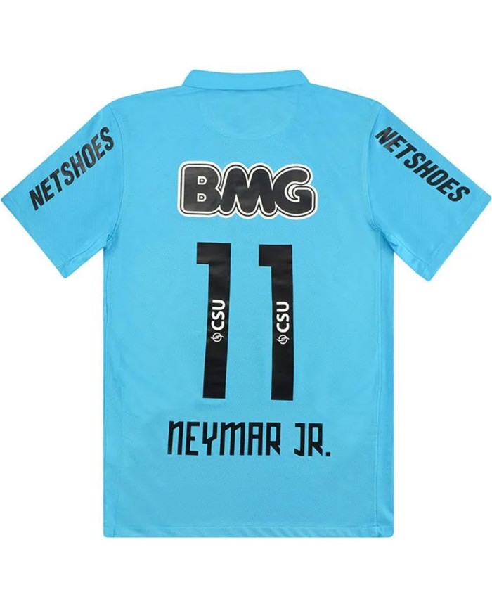 Neymar Jr 11 Retro Santos FC Third Jersey 2012