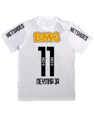 Neymar Jr 11 Retro Santos FC Home Jersey 2012