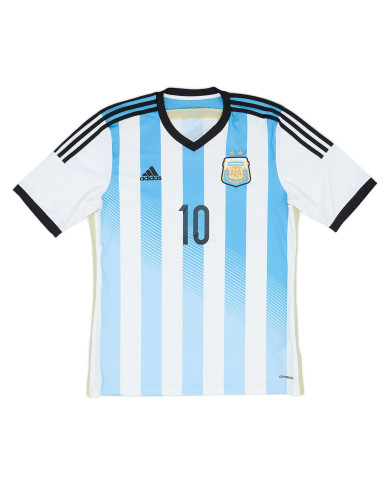 Messi 10 Argentina Retro Home Jersey 2014/15