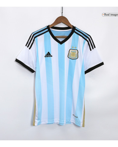 Messi 10 Argentina Retro Home Jersey 2014/15