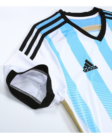 Messi 10 Argentina Retro Home Jersey 2014/15