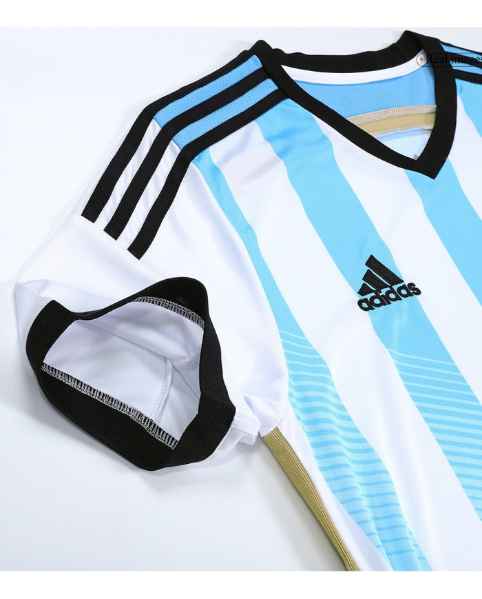 Messi 10 Argentina Retro Home Jersey 2014/15