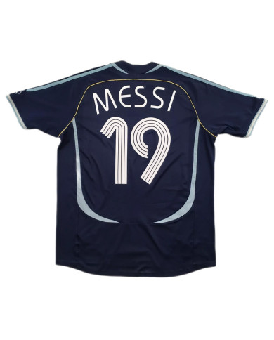 Messi 19 Argentina Retro Jersey Away World Cup 2006 Messi 19 Argentina Retro Jersey Away World Cup 2006