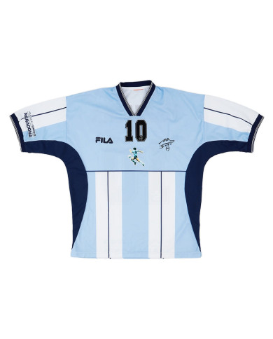 Maradona Argentina Fila Farewell Diego Testimonial Jersey 2001