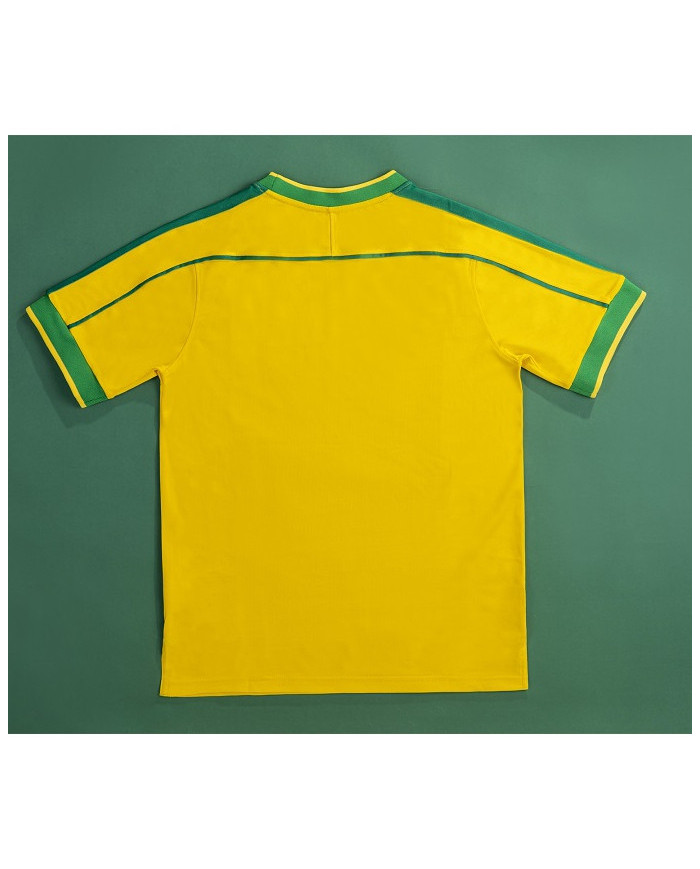 Brazil CAFU 2 Retro Jersey Home World Cup 1998
