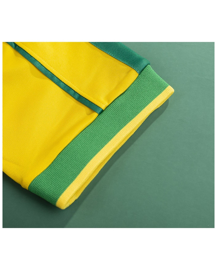 Brazil CAFU 2 Retro Jersey Home World Cup 1998