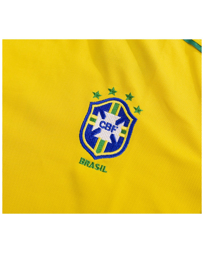 Brazil LEONARDO 18 Retro Jersey Home World Cup 1998