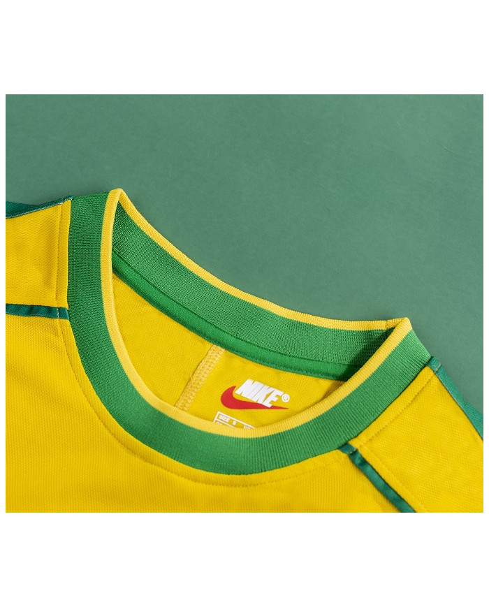 Brazil R.CARLOS 6 Retro Jersey Home World Cup 1998