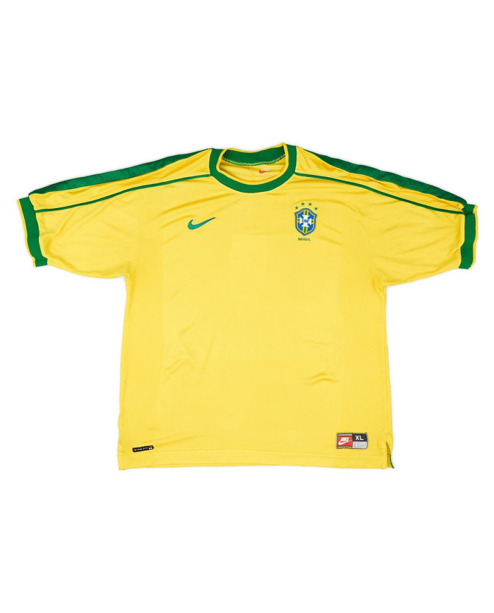 Retro Brazil Home Jersey World Cup 1998