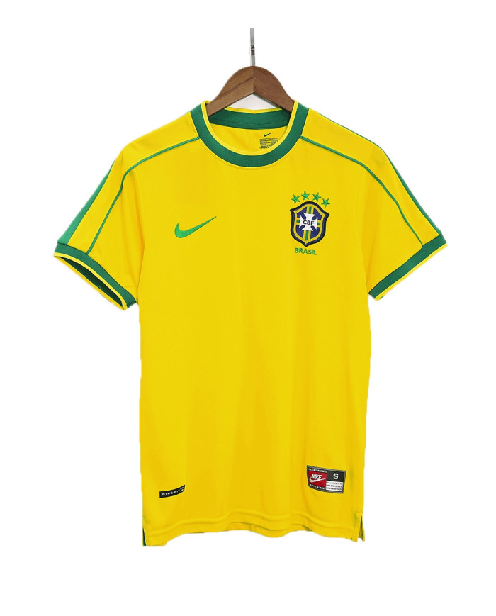 Retro Brazil Home Jersey World Cup 1998