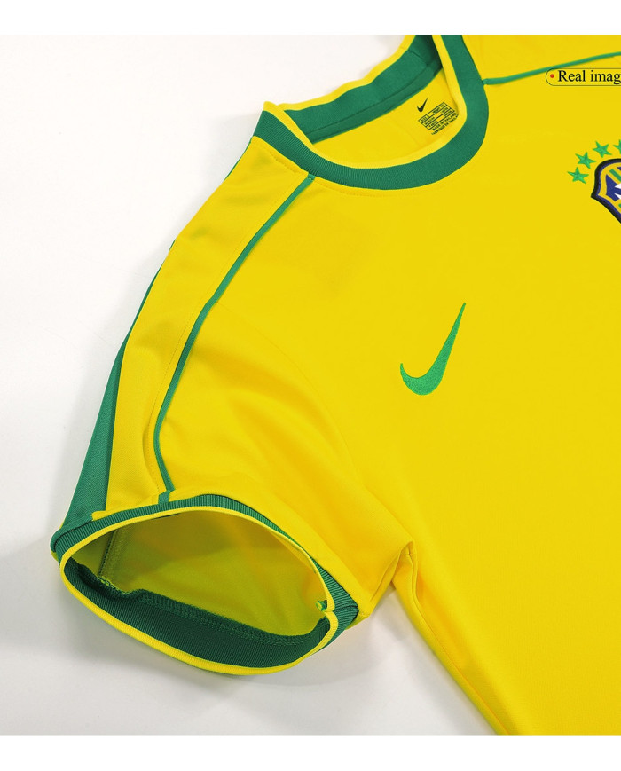 Retro Brazil Home Jersey World Cup 1998