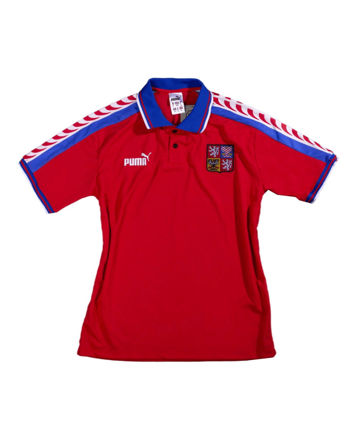 Nedved 4 Retro Czech Republic Home Jersey 1996/98