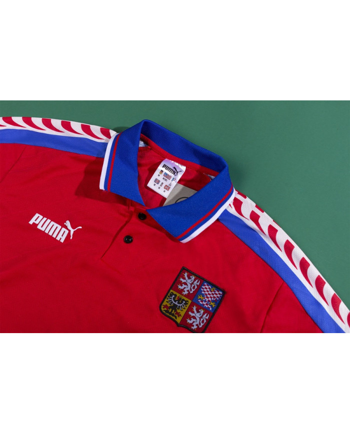 Nedved 4 Retro Czech Republic Home Jersey 1996/98