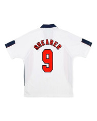 Shearer 9 Retro England Home Jersey World Cup 1998